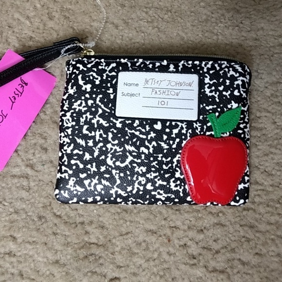 Betsey Johnson Handbags - Betsey Johnson composition wristlet